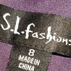 Beautiful Purple Cocktail Dress